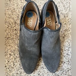 Franco Sarto Dale 2 Grey Suede Ankle Bootie - Size 7.5 - NEVER WORN